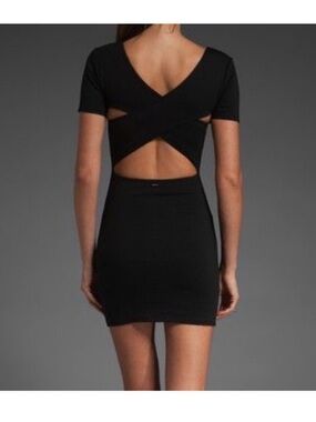 RVCA Black Short Sleeve Women's Dress